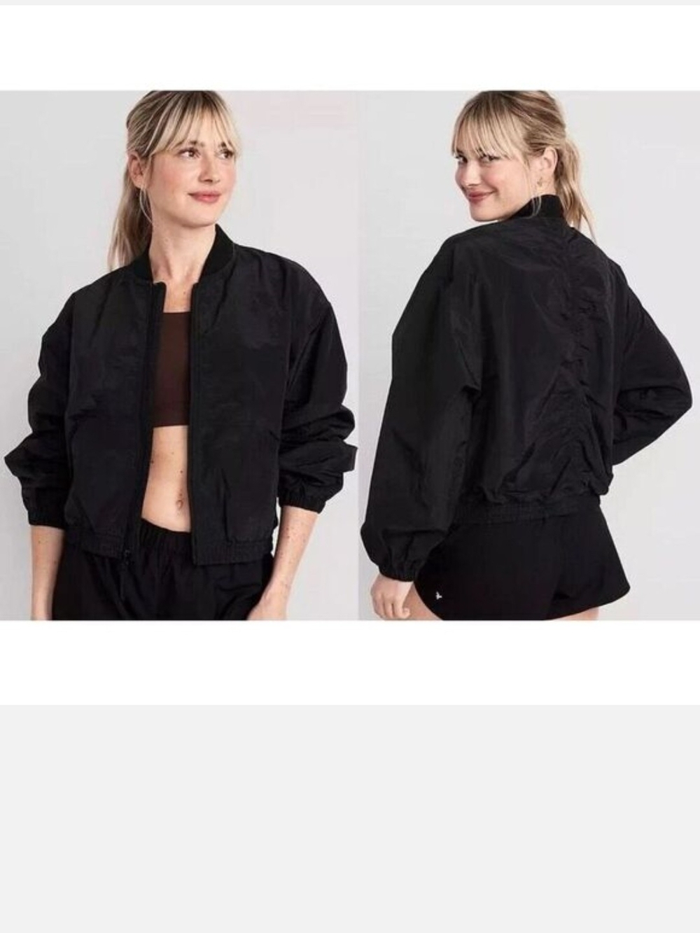 Rue21 Black Women's Bomber Jacket